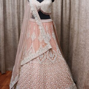 Blush PInk Bridal Lehenga set